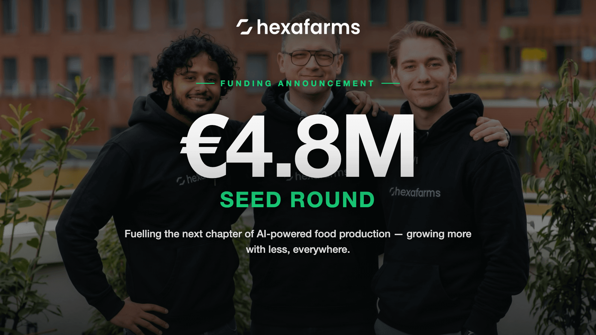 hexafarms raises €4.8 million to cut the guesswork out of commercial horticulture